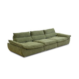 Cottonfy Adjustable Backrest Sailboat Corduroy Sofa Green Cottonfy UK 