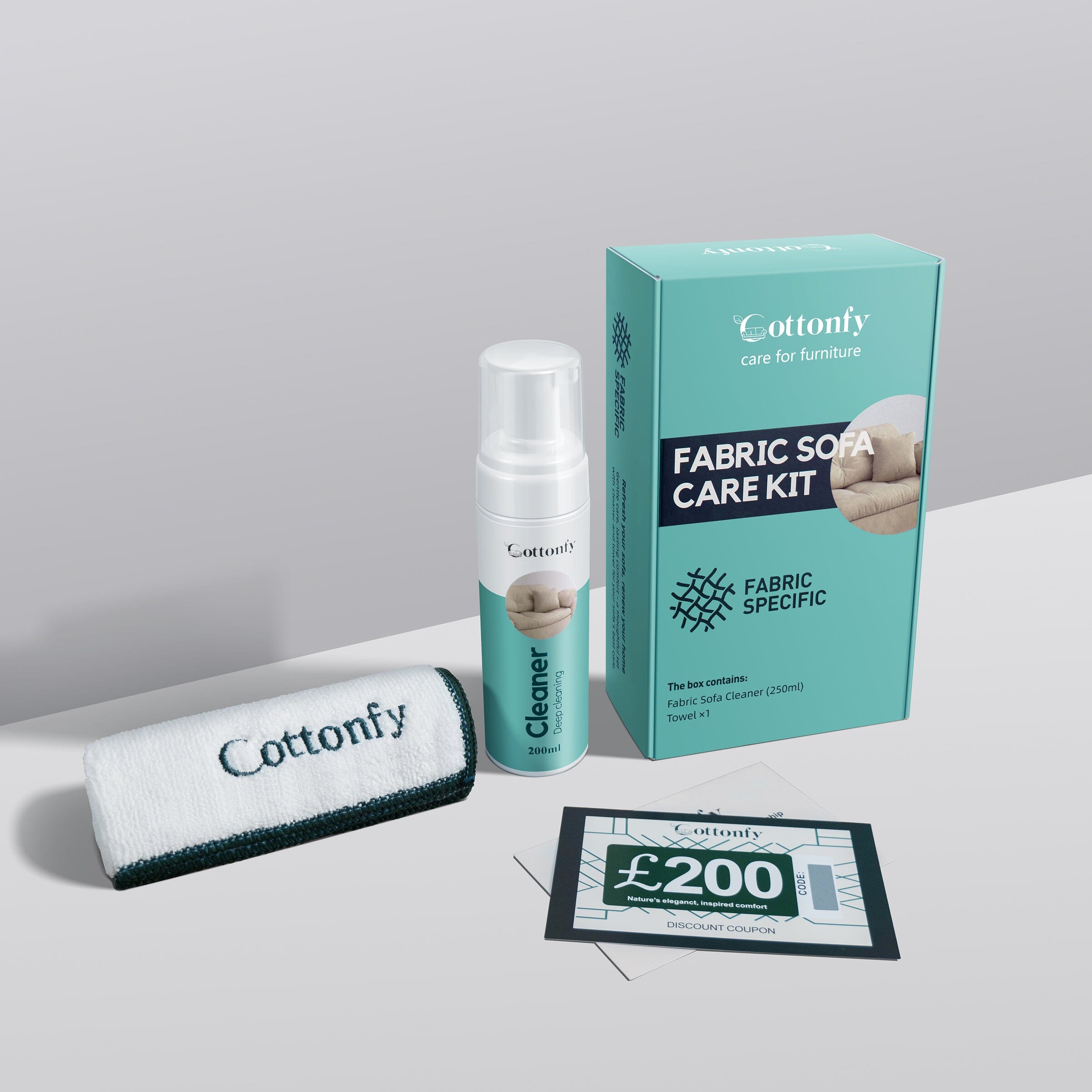 Cottonfy Fabric Sofa Care Cleaning Kit Cottonfy UK 