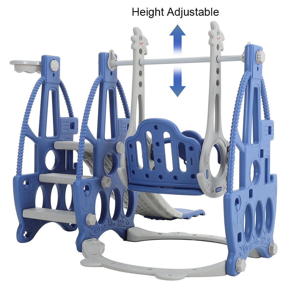3 in 1 Kids Swing and Slide Set Toddler Climber Playset Swing & Slide Living and Home 