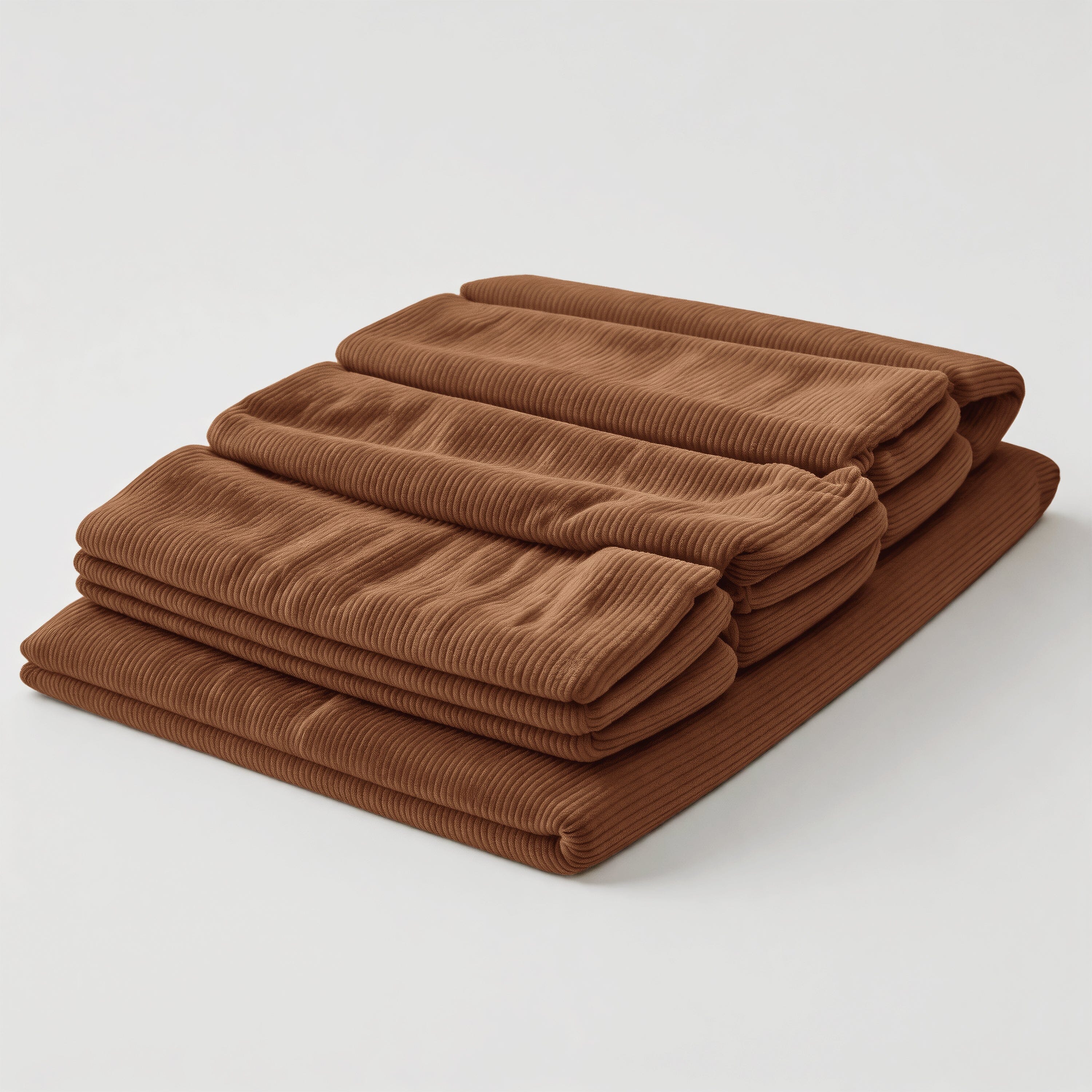 Tailored sofa cover for the Modern Ergonomic Corduroy Chaise Lounge Cottonfy UK Cocoa 
