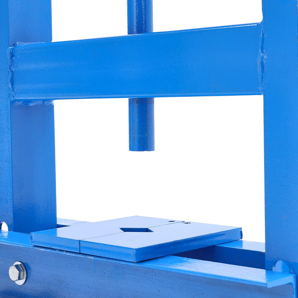 6/12/20Ton Blue Hydraulic Shop Press with Press Plates – Living and Home