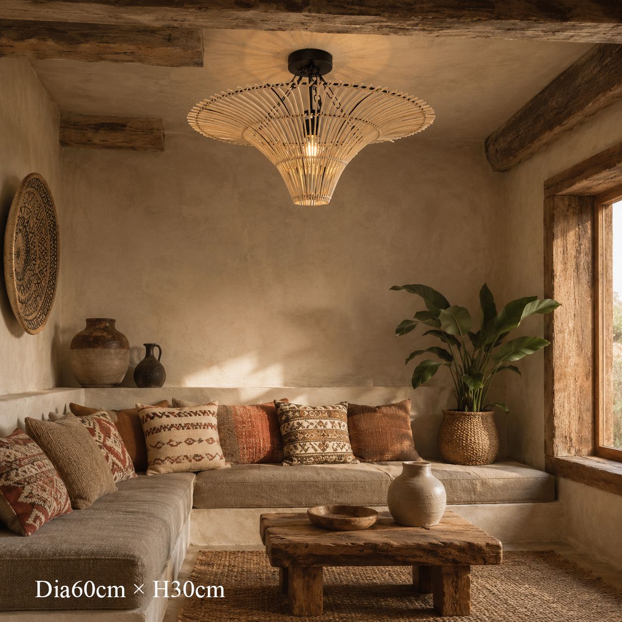 Lightsin Flying Saucer-Shaped Ceiling Light for Dining Room & Kitchen Island, 60-120cm Lightsin UK 