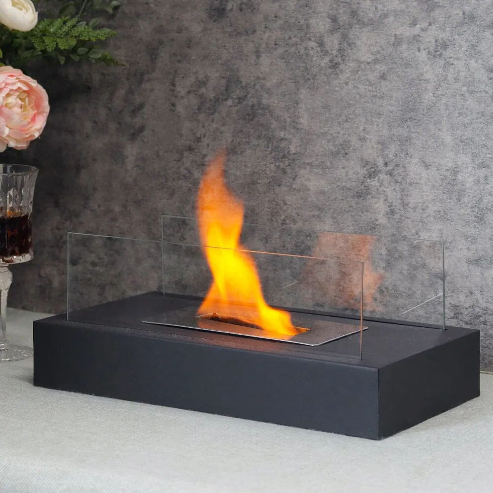 Tabletop Bio Ethanol Fireplace – Real Flame | Portable Indoor & Outdoor Use Bio Ethanol Fireplaces Living and Home 