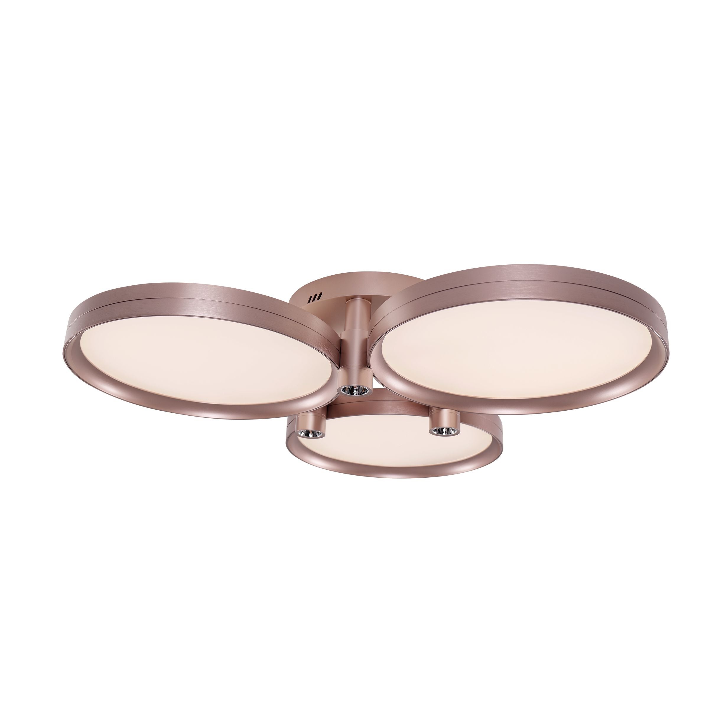 Lightsin Modern Three-Disk Silver/Gold Full Spectrum Ceiling Light Lightsin UK 