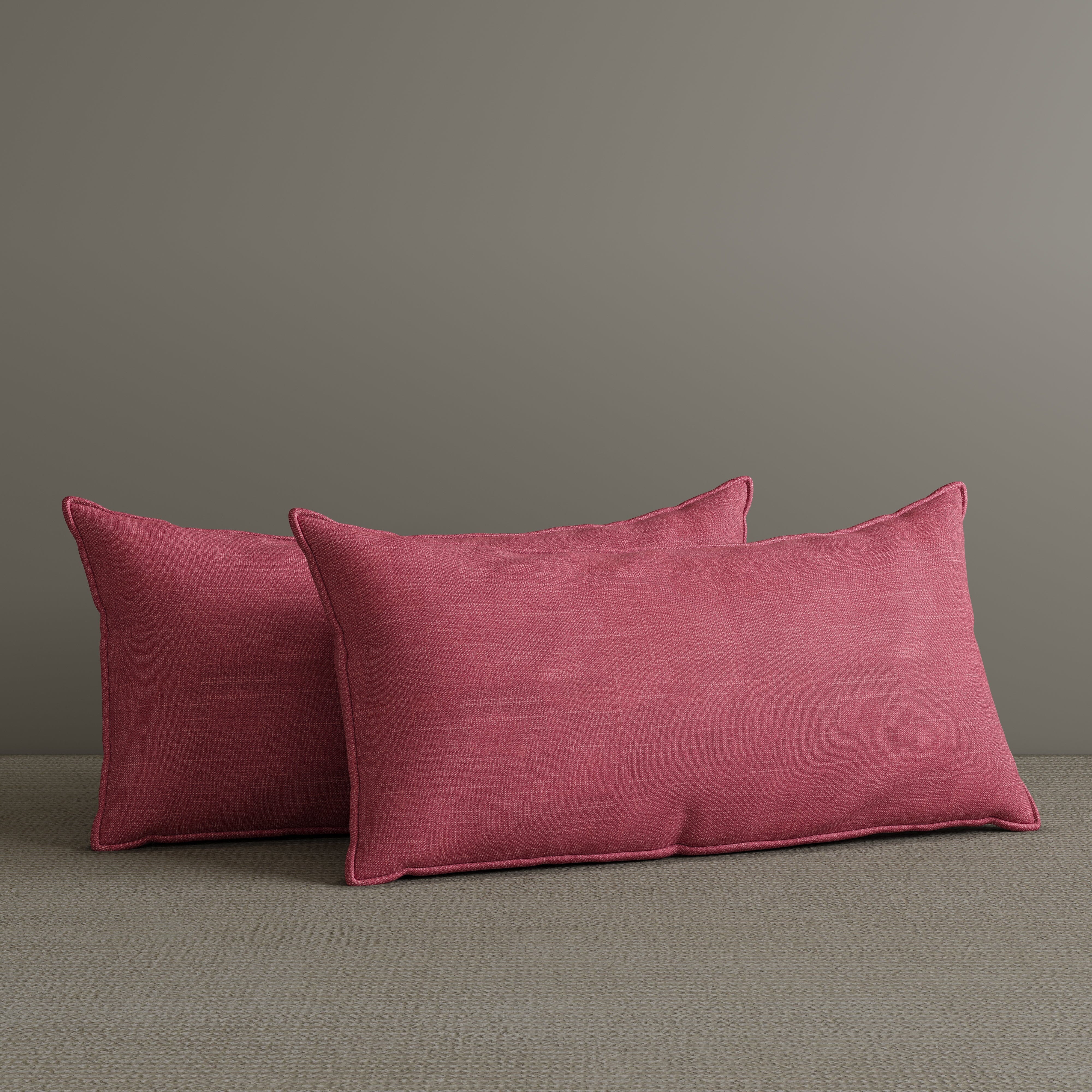 Exclusive Waist Cushion in Rose Cotton Linen, 56*27*12 CM Cottonfy UK 2 PCS In Stock 