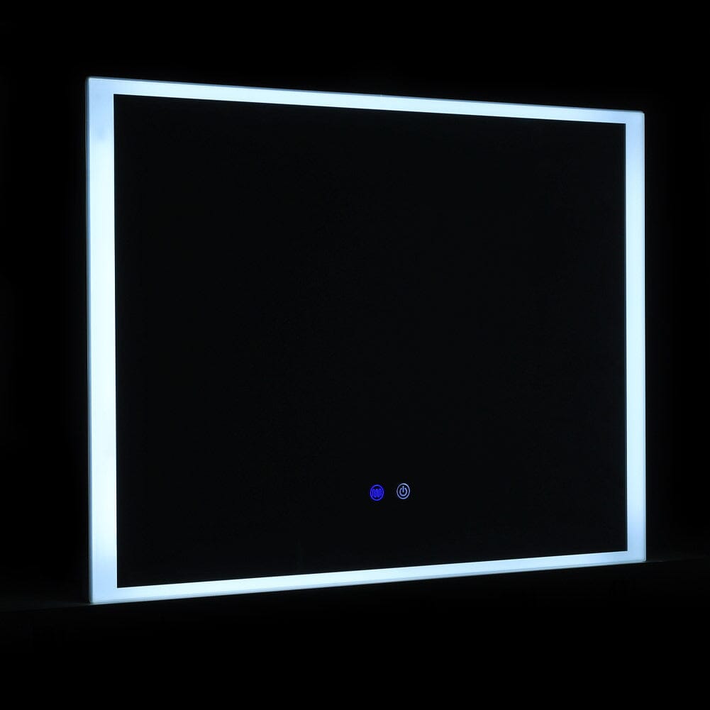 Frameless Anti-Fog Dimmable LED Wall Mirror Living and Home 