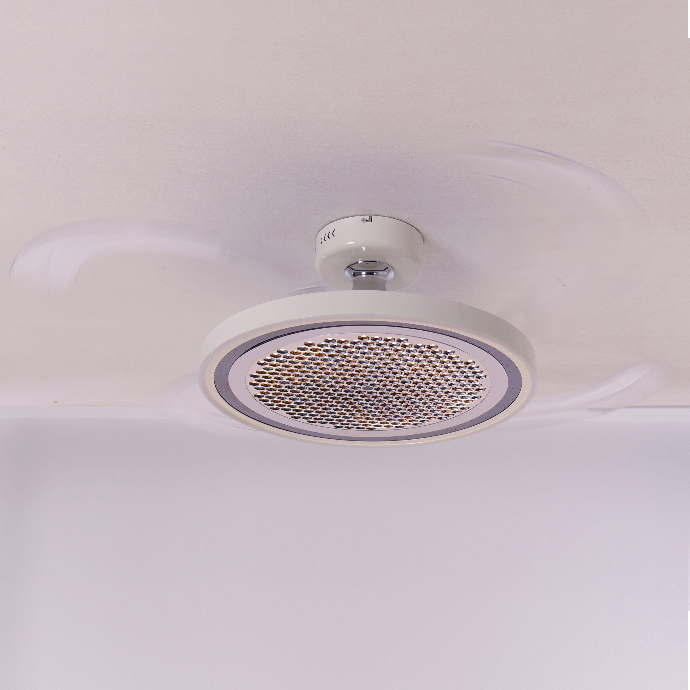 White 48 Inch Reversible LED Ceiling Fan Light with Remote Lightsin UK 