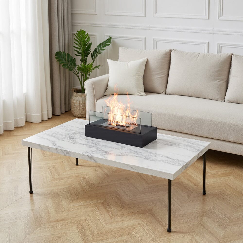 Tabletop Bio Ethanol Fireplace – Real Flame | Portable Indoor & Outdoor Use Bio Ethanol Fireplaces Living and Home 