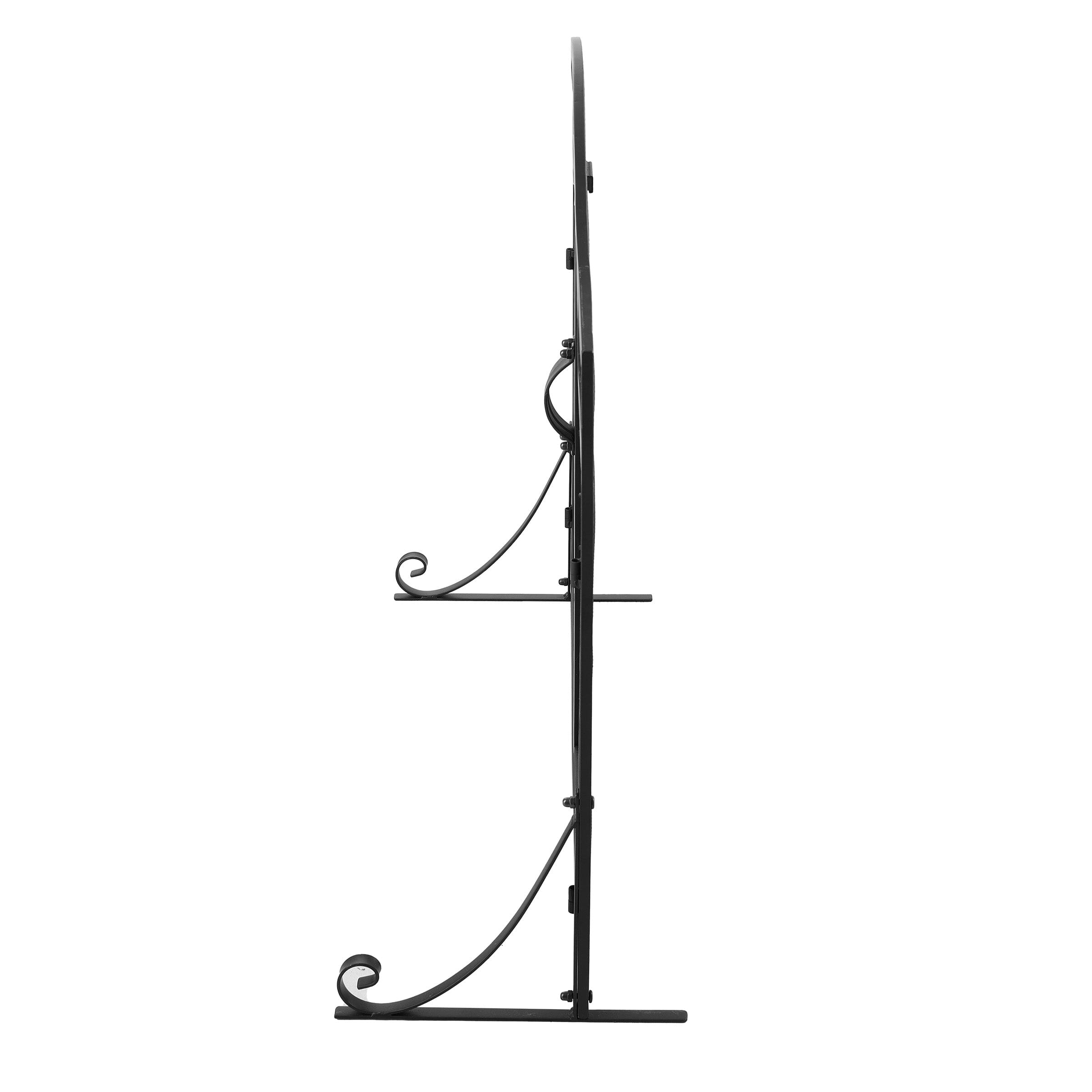Smallbee Iron Fireplace Screen Black Powder-Coated – 90x32x78.8cm Smallbee UK 