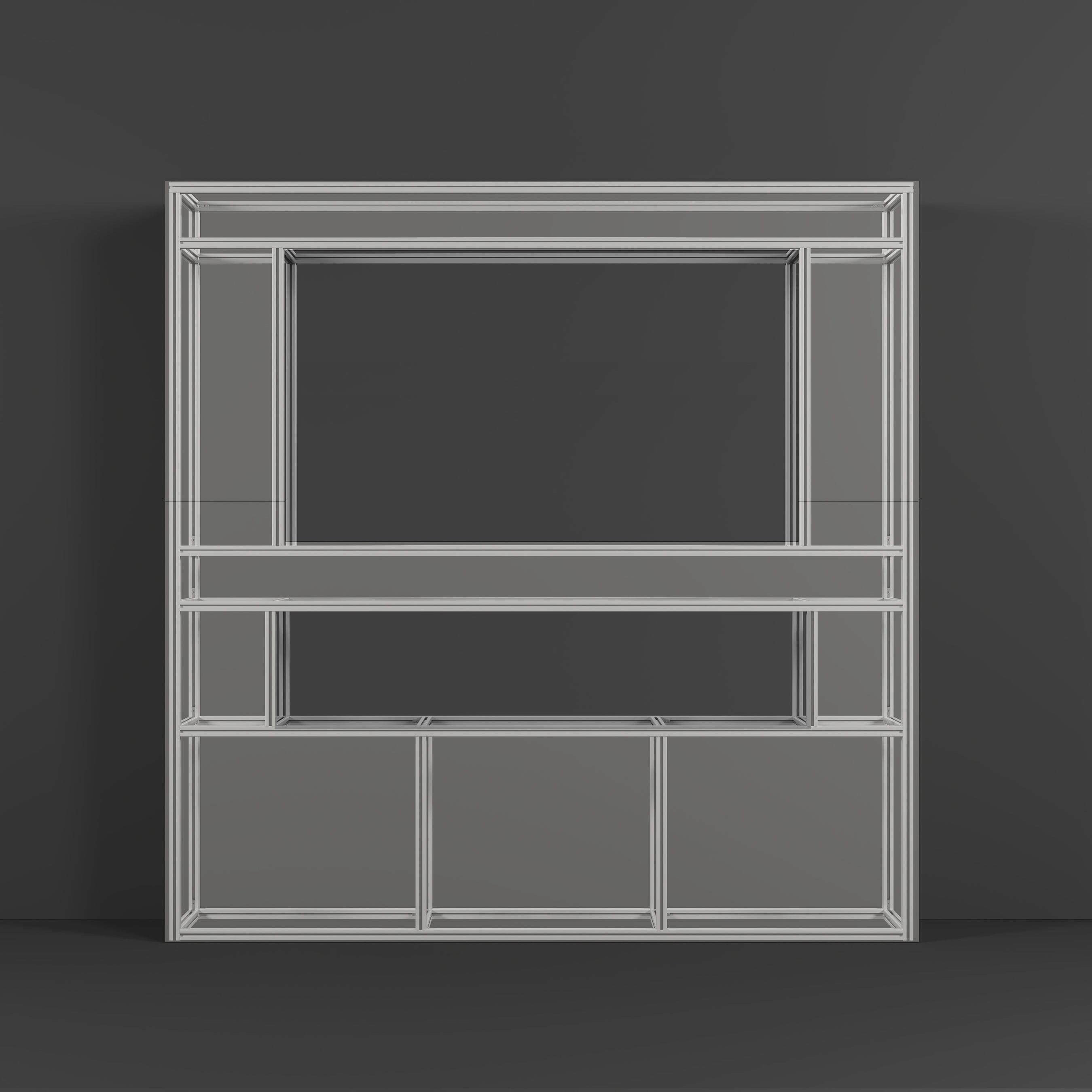 Easy Fit Aluminium Media Wall Frame | DIY Installation & Fast UK Delivery Living and Home 