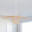 Lightsin Fan-Shape Bamboo Pendant Light for Organic Elegance and Warmth Lightsin UK 