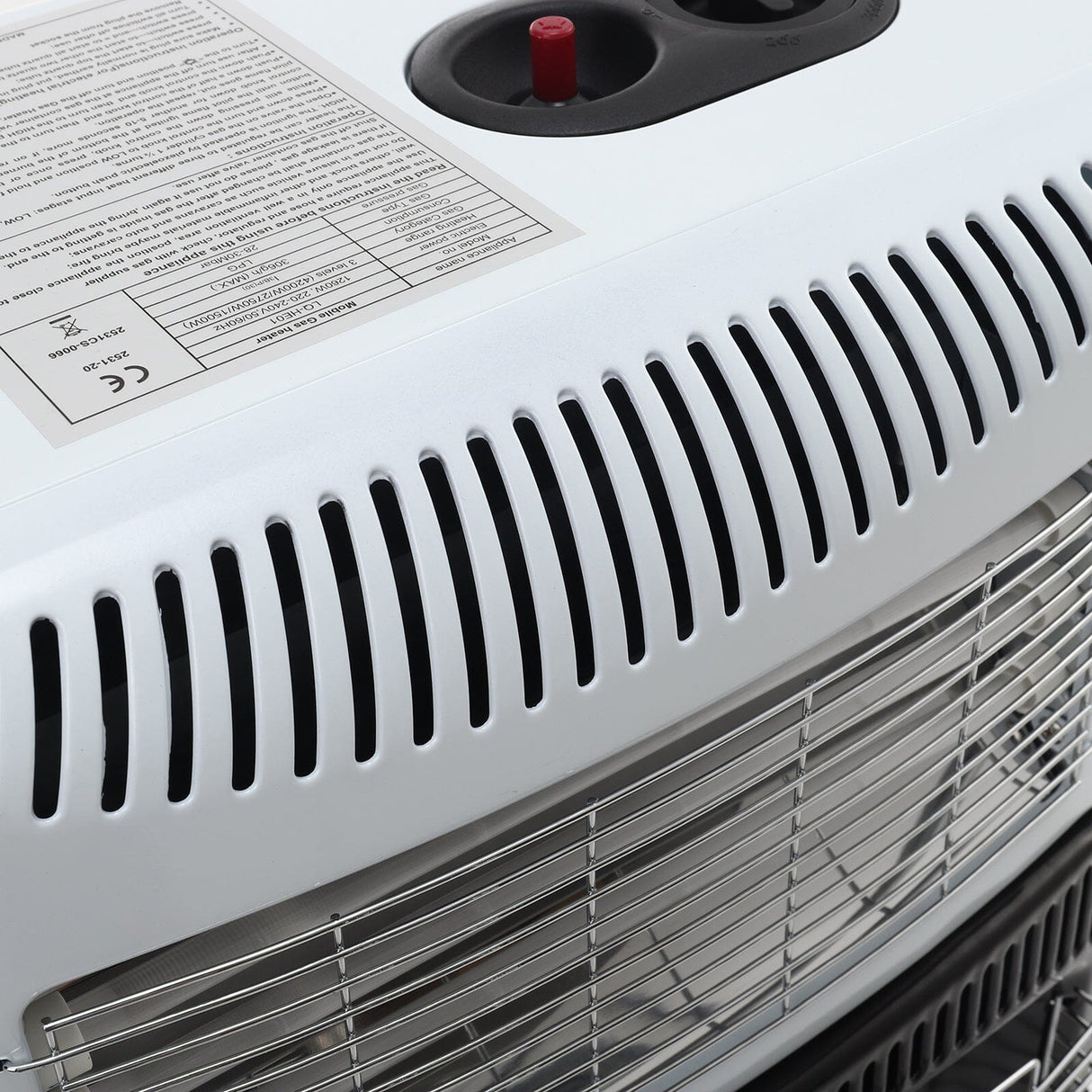 73cm Height 4.2KW Electric and Gas Heater Movable Tank Cabin with Ceramic Infrared Heater Space Heaters Living and Home 