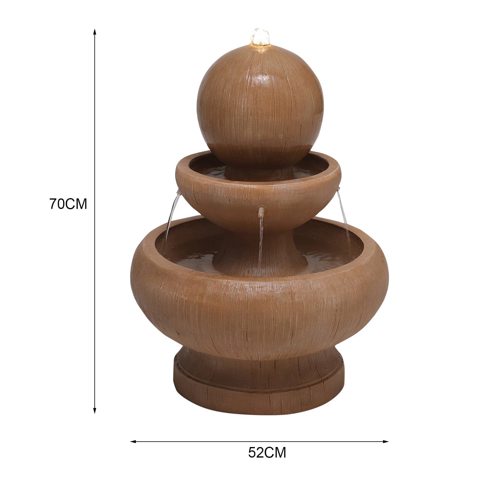 Outdoor Rockery Rock Water Pool Pump Decoration Electric Model Living and Home 