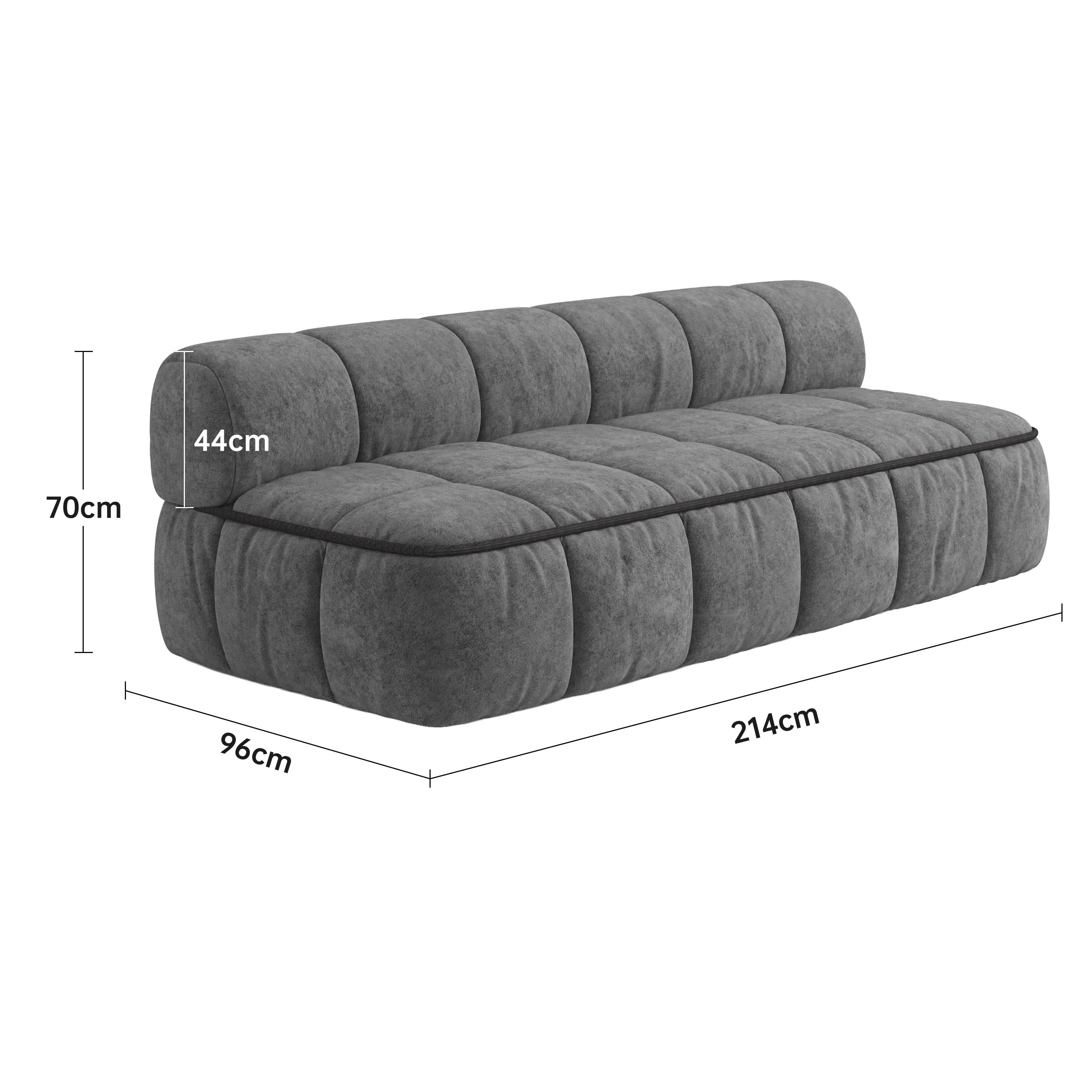 Convertible Sofa Bed with Sleeping Bag Style and Removable Cover Cottonfy UK 
