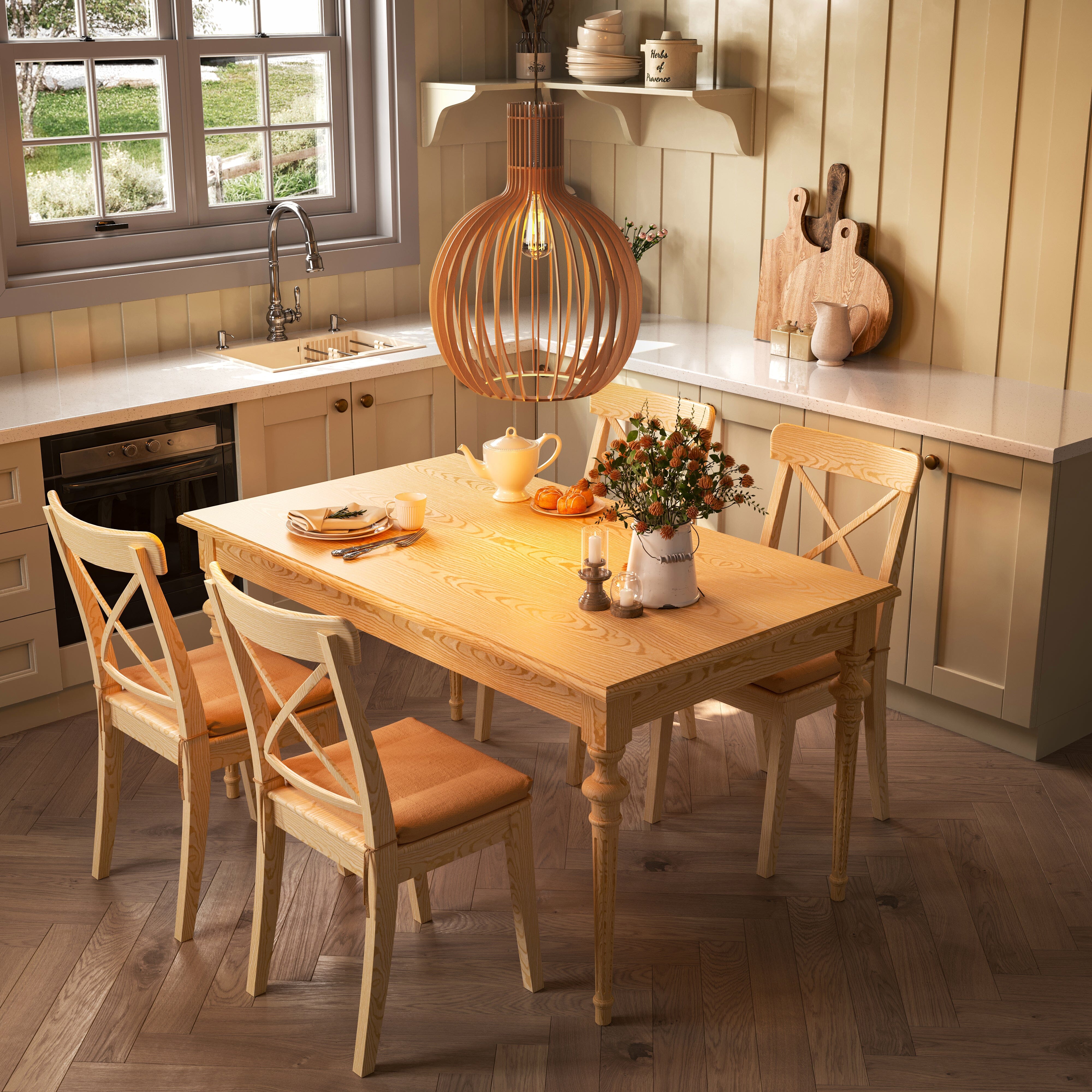 Shadome-Lightsin Scandinavian LED Wooden Birdcage Pendant Light Lightsin UK Natural Wood S-1 item 