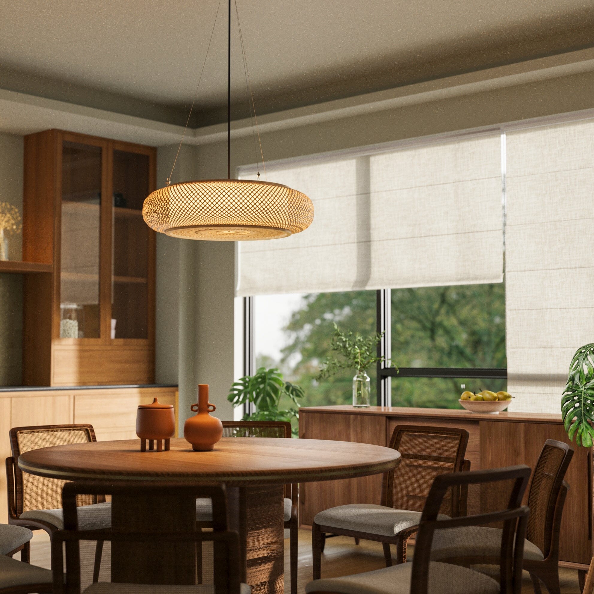 Lightsin Lutta-Natural Bamboo Pendant Light for Warm Ambiance Décor Lightsin UK 