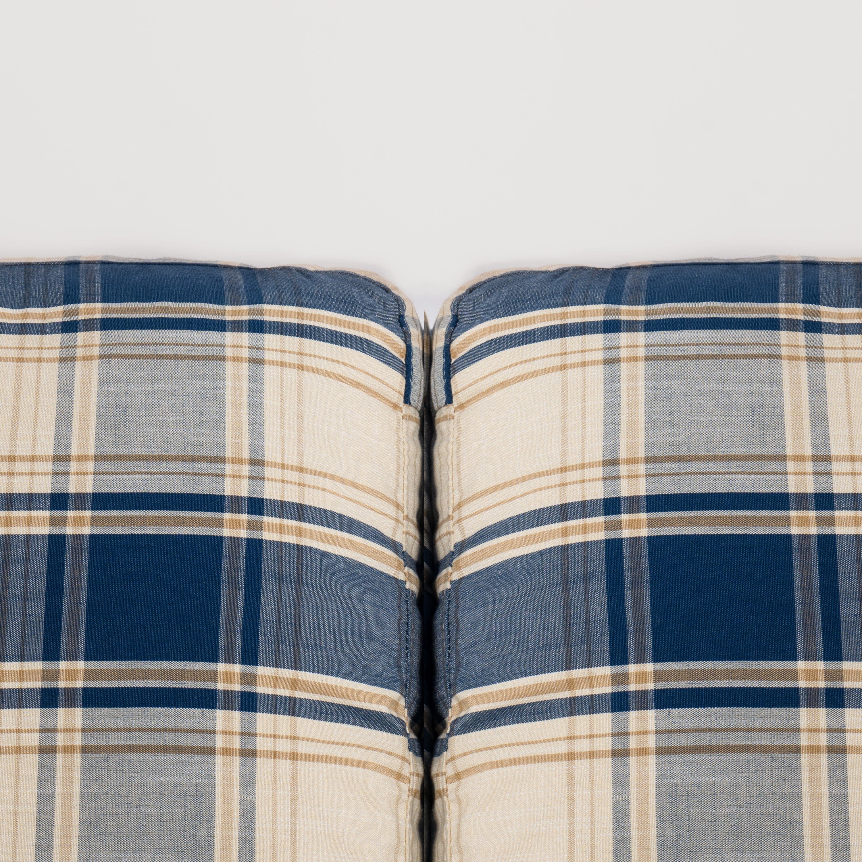Cottonfy Elegant 3 Seater Striped Sofa with Removable Covers and Skirted Base Living and Home 
