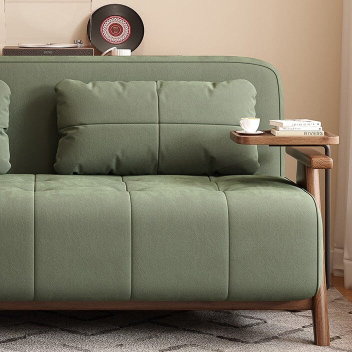 Cottonfy Foldable Matte Fabric Solid Wood 3 Mode Sofa Bed Cottonfy UK 