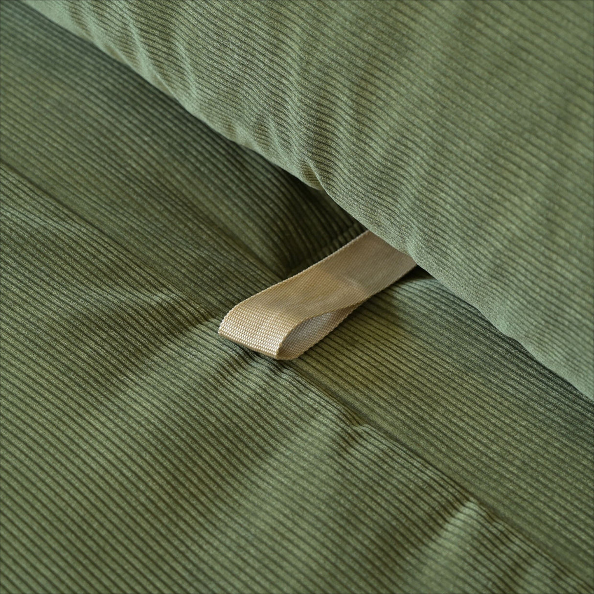 Cottonfy Adjustable Backrest Sailboat Corduroy Sofa Green Cottonfy UK 