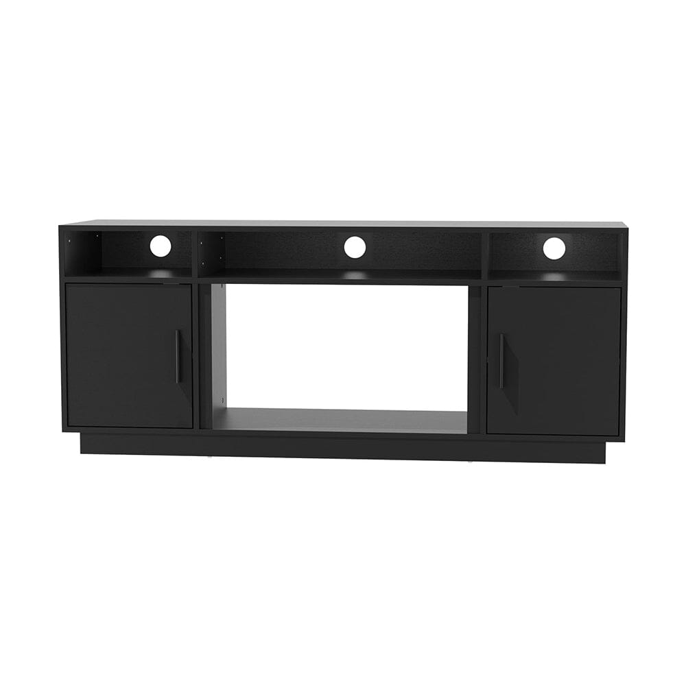 30Inch Electric Fireplace TV Stand | Large Media Cabinet with 24 Colour Options Living and Home 