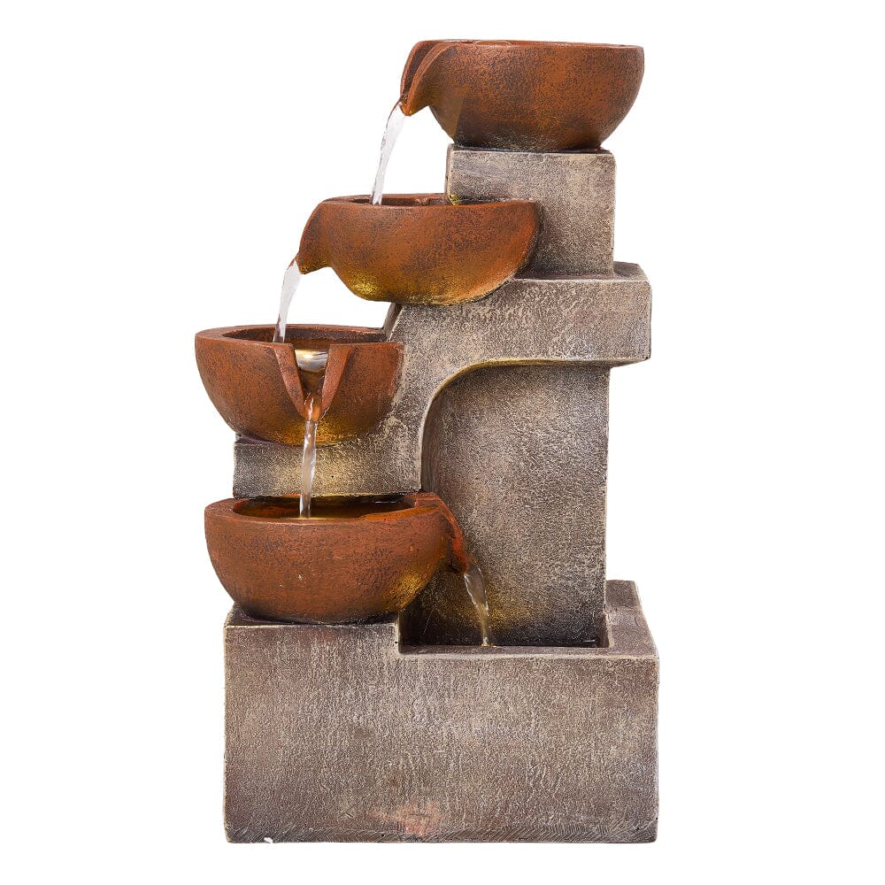 Outdoor Garden Water Feature with 2.4W Solar Water Pump Living and Home 