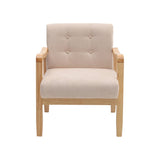 Wooden Armchair Upholstered Occasional Chair Lounge Chairs Living and Home 