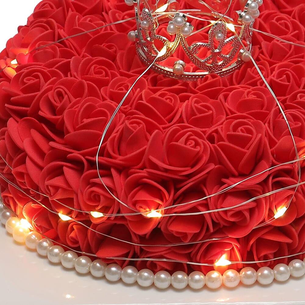Eternal Rose Cake Replica Gift Set - Red Living and Home 