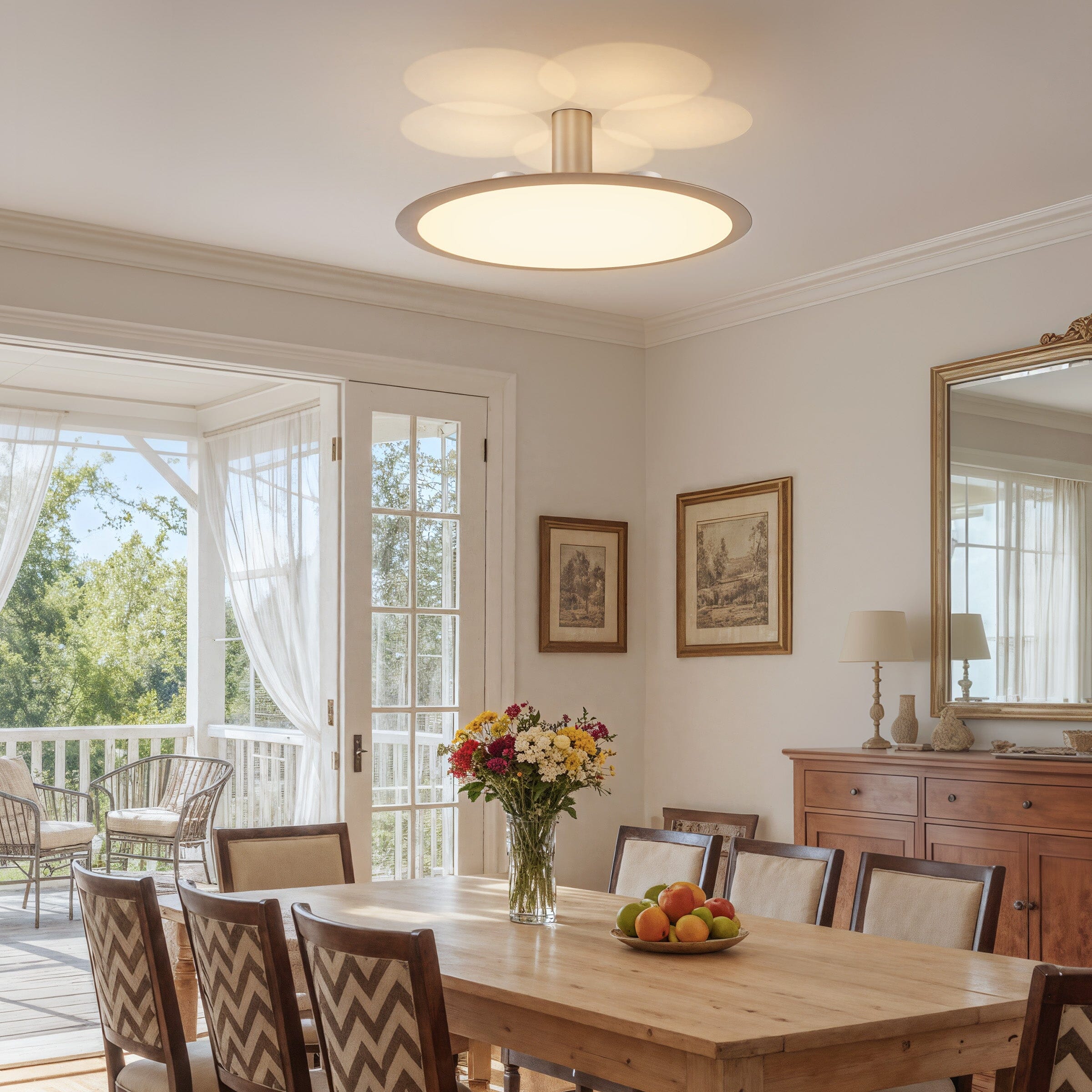 Lightsin Brushed Rose Gold Aluminum Pendant Light with Stepless Dimming Lightsin UK 