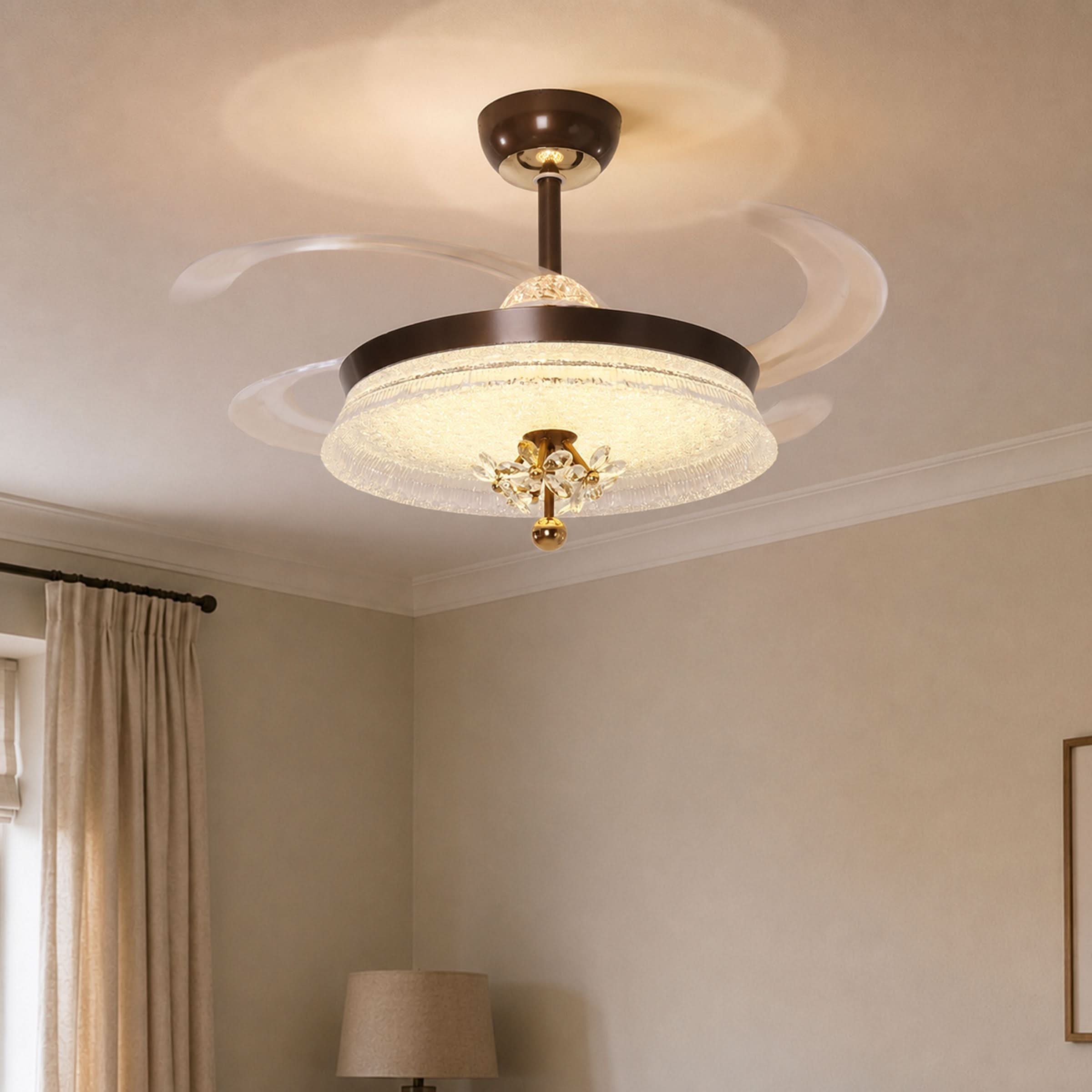 Lightsin 36 Inch Ceiling Fan with 6-Speed Remote and Reverse Motor Lightsin UK 