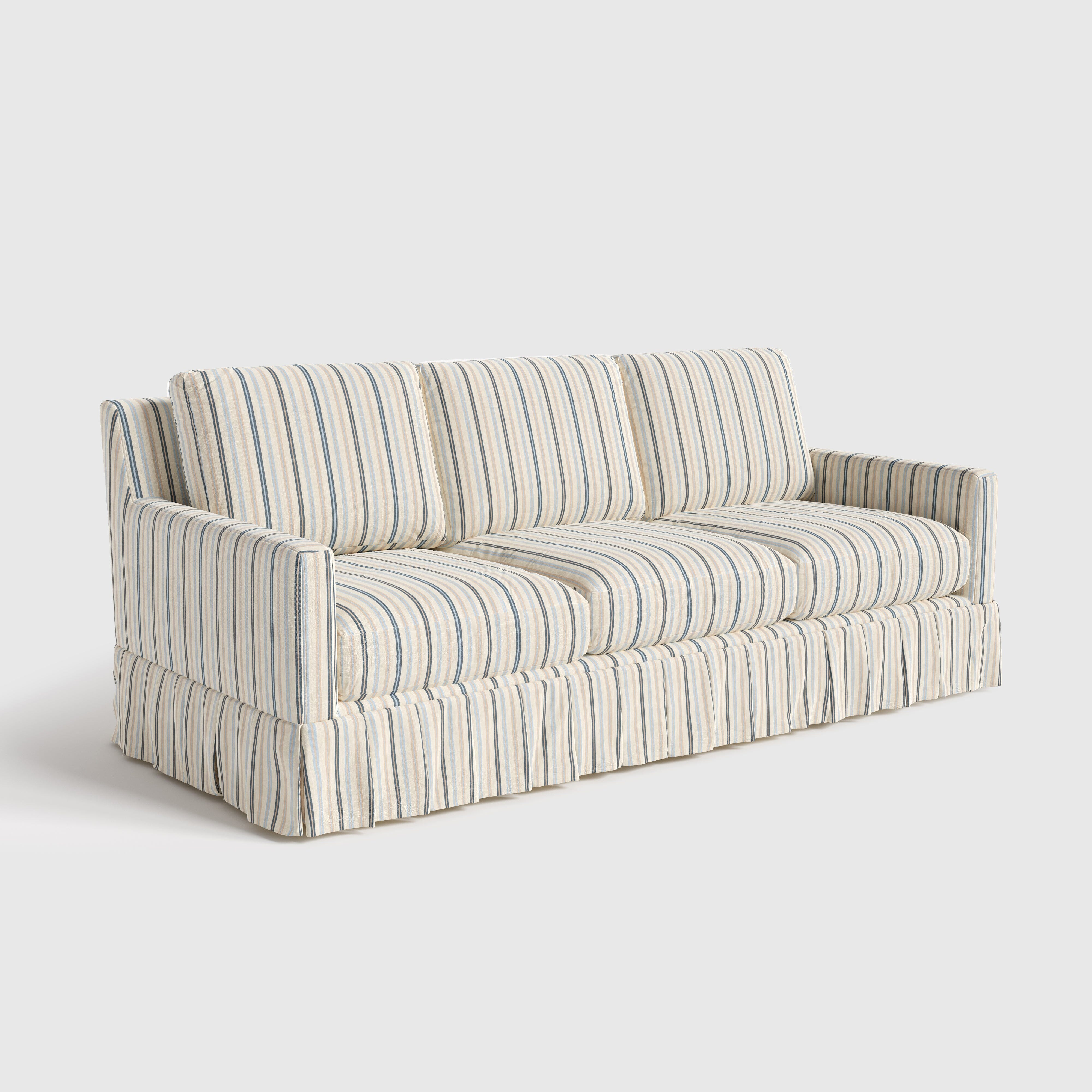 Cottonfy Minimalist Stylish Detachable Striped and Checkered Pattern Sofa Cottonfy UK 