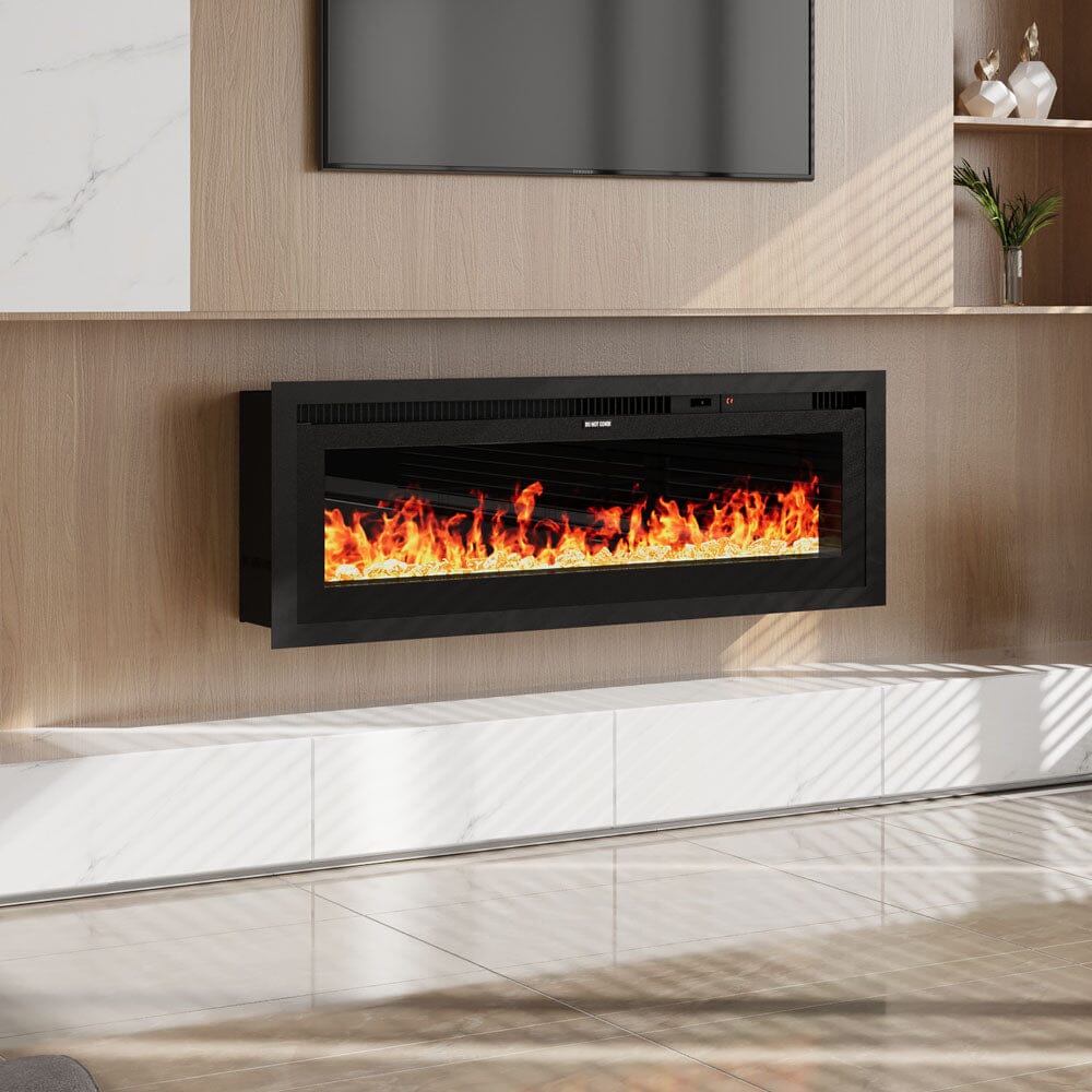 42/50/60/73 inch Electric Fire 12 Vibrant Flame Colours Electric Fireplace with Remote Living and Home 