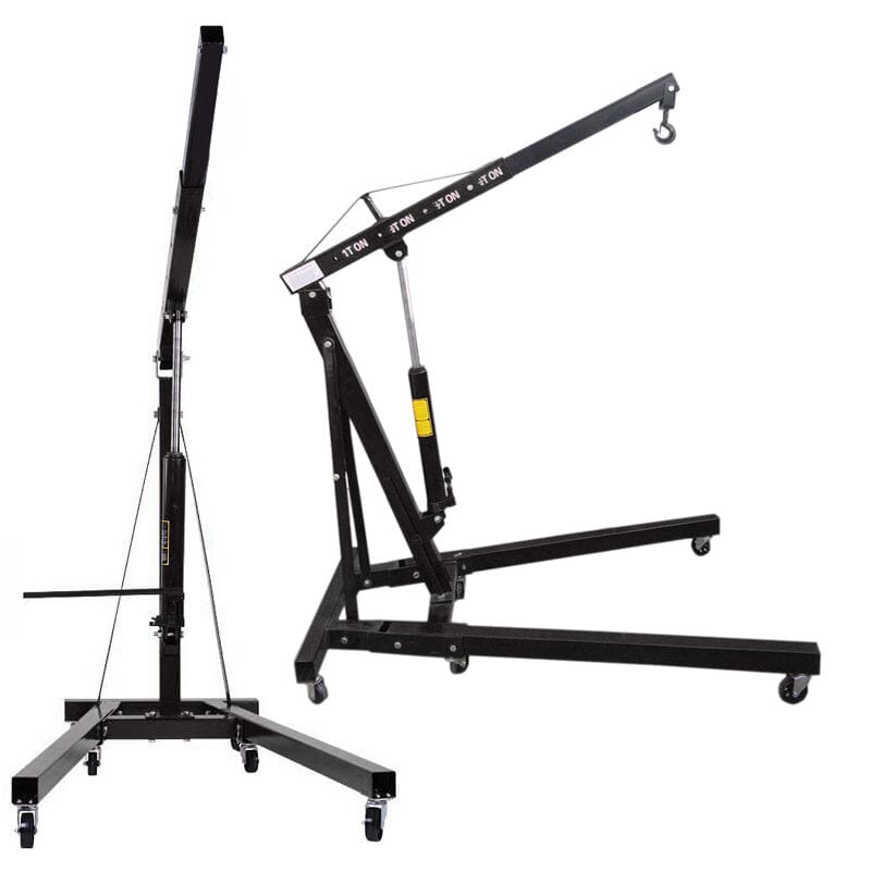 Mobile Folding Hydraulic Engine Crane 2200lb Living and Home 