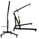 Mobile Folding Hydraulic Engine Crane 2200lb Living and Home 