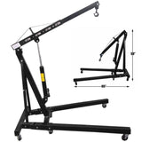 Mobile Folding Hydraulic Engine Crane 2200lb Living and Home 