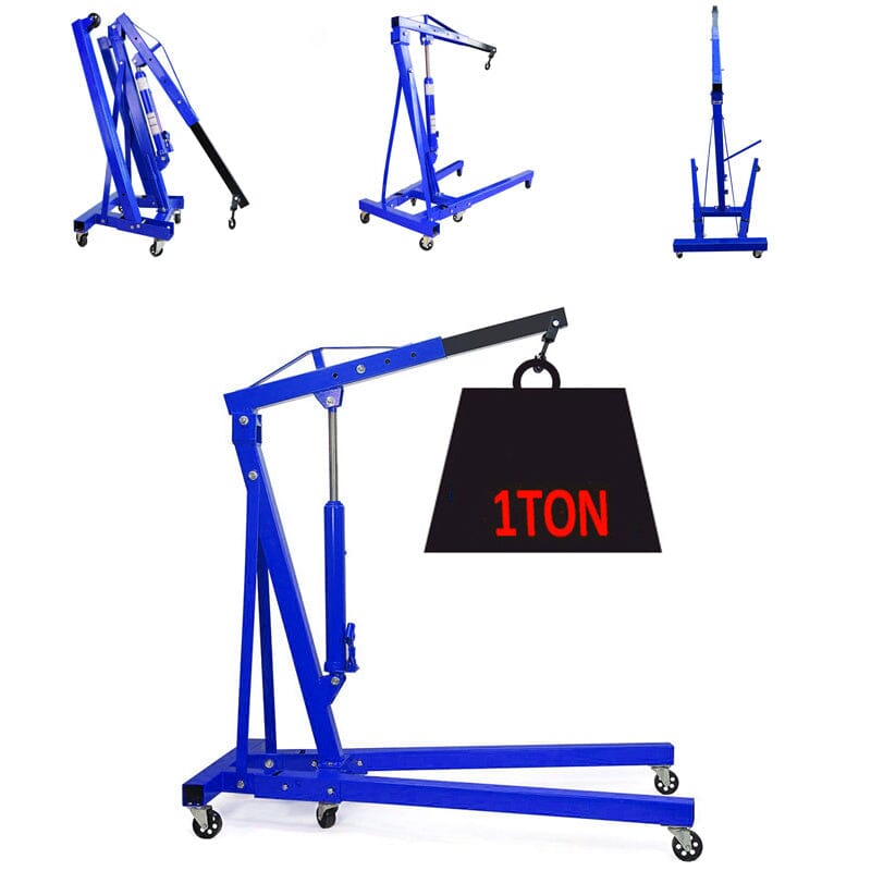 Mobile Folding Hydraulic Engine Crane 2200lb Living and Home 