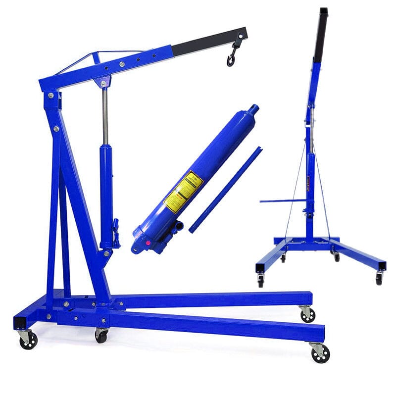 Mobile Folding Hydraulic Engine Crane 2200lb Living and Home 