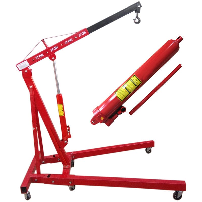 Mobile Folding Hydraulic Engine Crane 2200lb Living and Home 