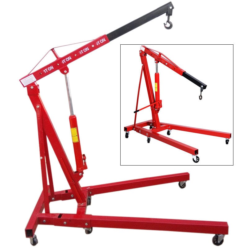 Mobile Folding Hydraulic Engine Crane 2200lb Living and Home 