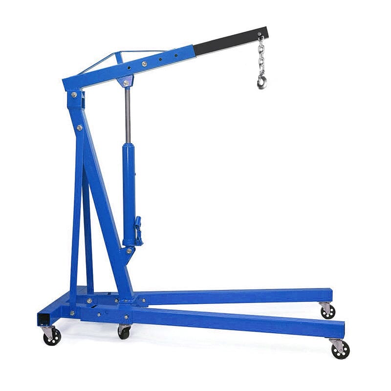 Portable Hydraulic Engine Crane 2 Ton 4400lb Folding Hoist with Hooks Living and Home 
