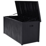 4ft Long Outdoor Black Classic Garden Storage Deck Box Garden Storage Boxes Living and Home 