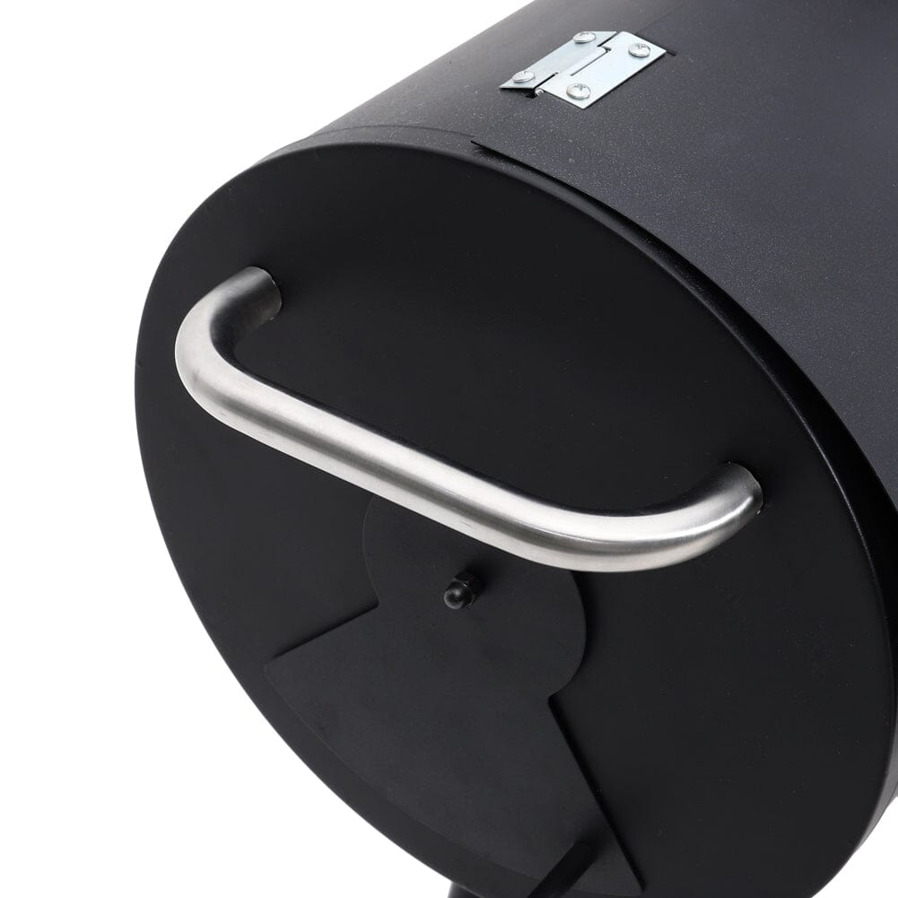 Charcoal BBQ Grill with Offset 2-in-1 Smoker BBQ Grills Living and Home 