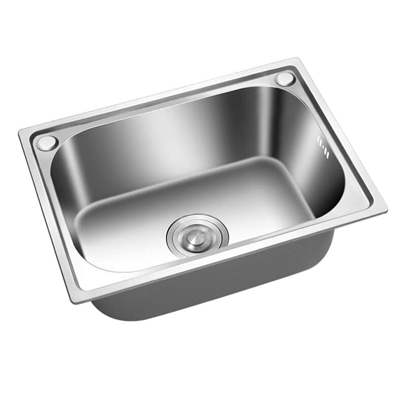 Stainless Steel Kitchen Sink Single Bowl Catering Living and Home 