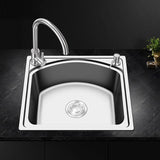 Stainless Steel Kitchen Sink Single Bowl Catering Living and Home 