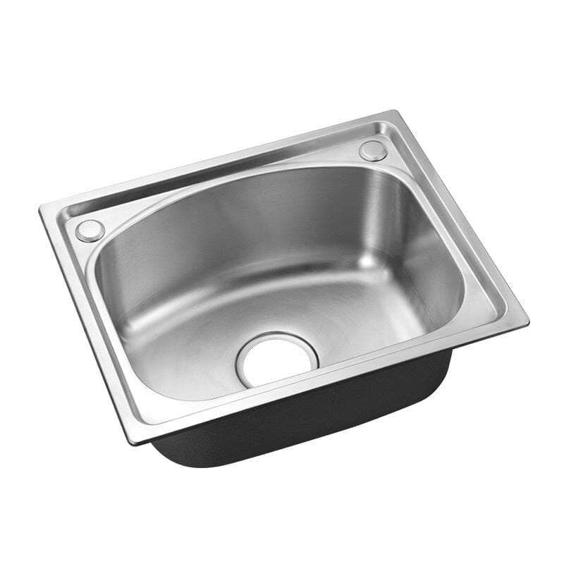 Stainless Steel Kitchen Sink Single Bowl Catering Living and Home 