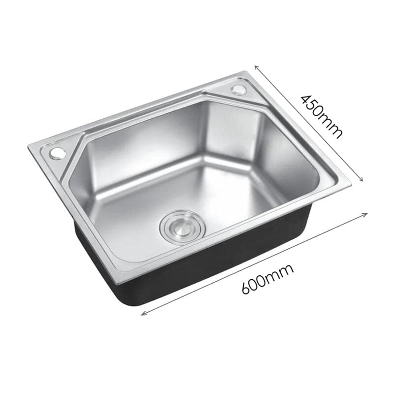 Stainless Steel Kitchen Sink Single Bowl Catering Living and Home 