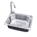 Stainless Steel Kitchen Sink Single Bowl Catering Living and Home 