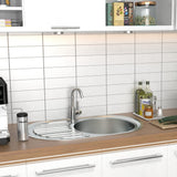 Large Inset Stainless Steel Kitchen Sink Living and Home 