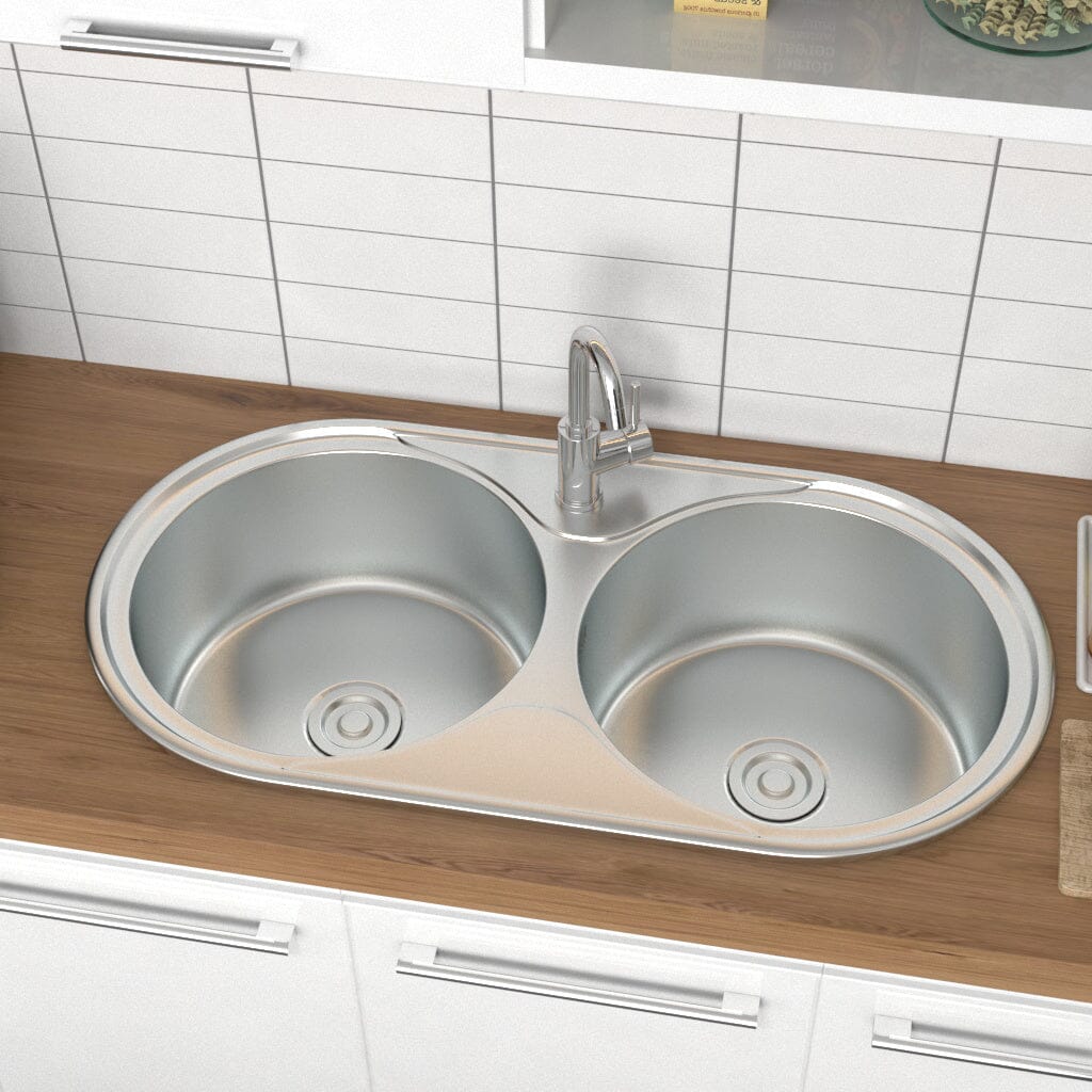 Launching Kit Stainless Steel Sink Living and Home 