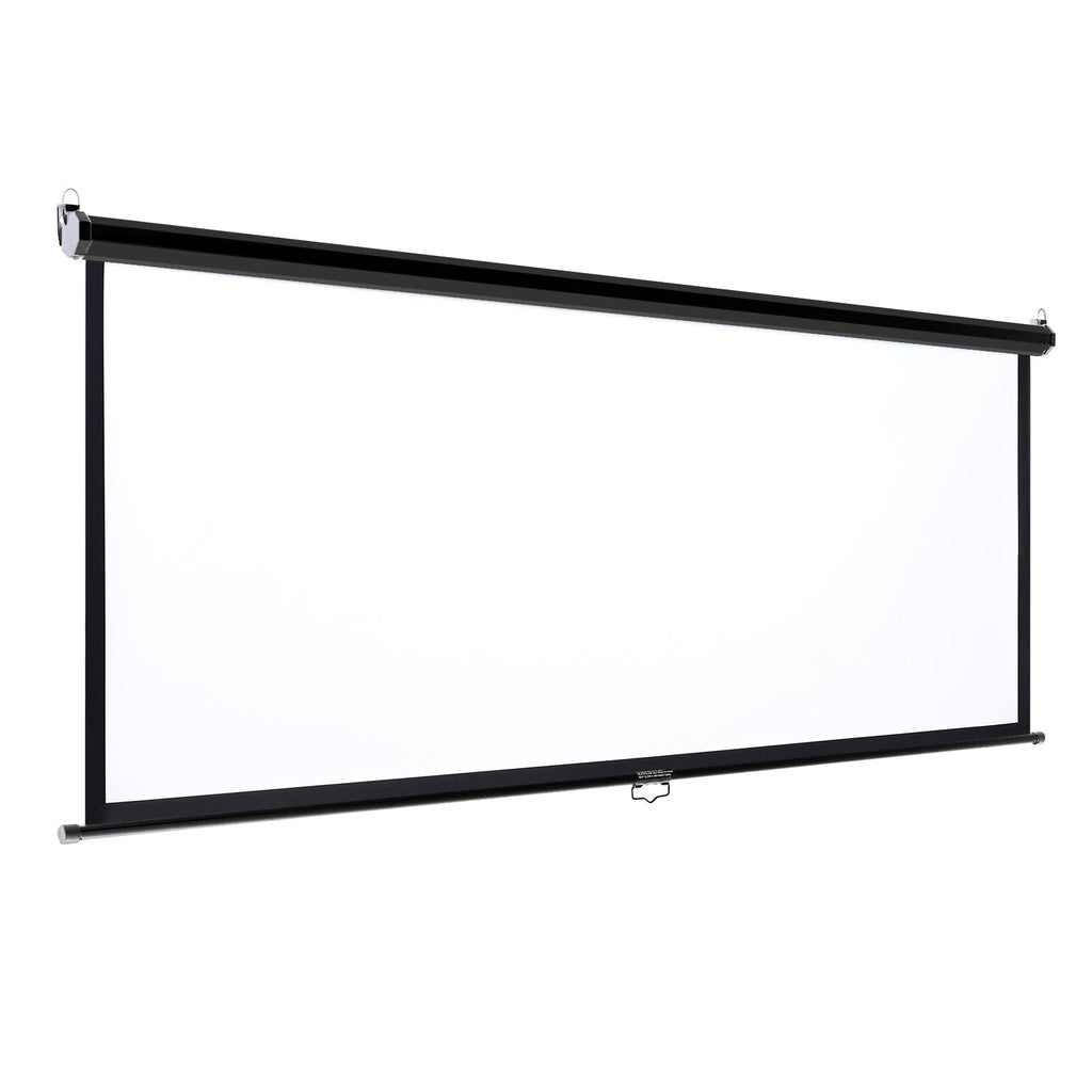 4:3 Projector Screen with Manual Pull Down for Home Theater – Living ...