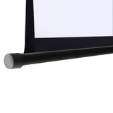 4:3 Projector Screen with Manual Pull Down for Home Theater Projector Screens Living and Home 